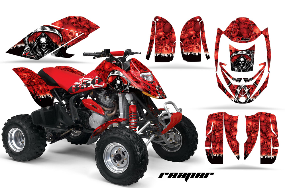 Can-Am Bombardier DS650 Graphics REAP RED